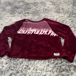 Maroon PJ shirt this shirt is so comfy it feels like fur!